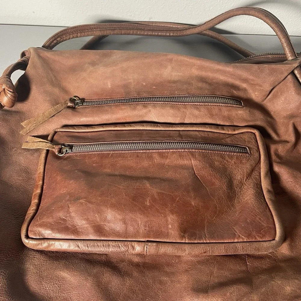 Genuine Cowhide‎ Leather Bag Handcrafted in Argentina